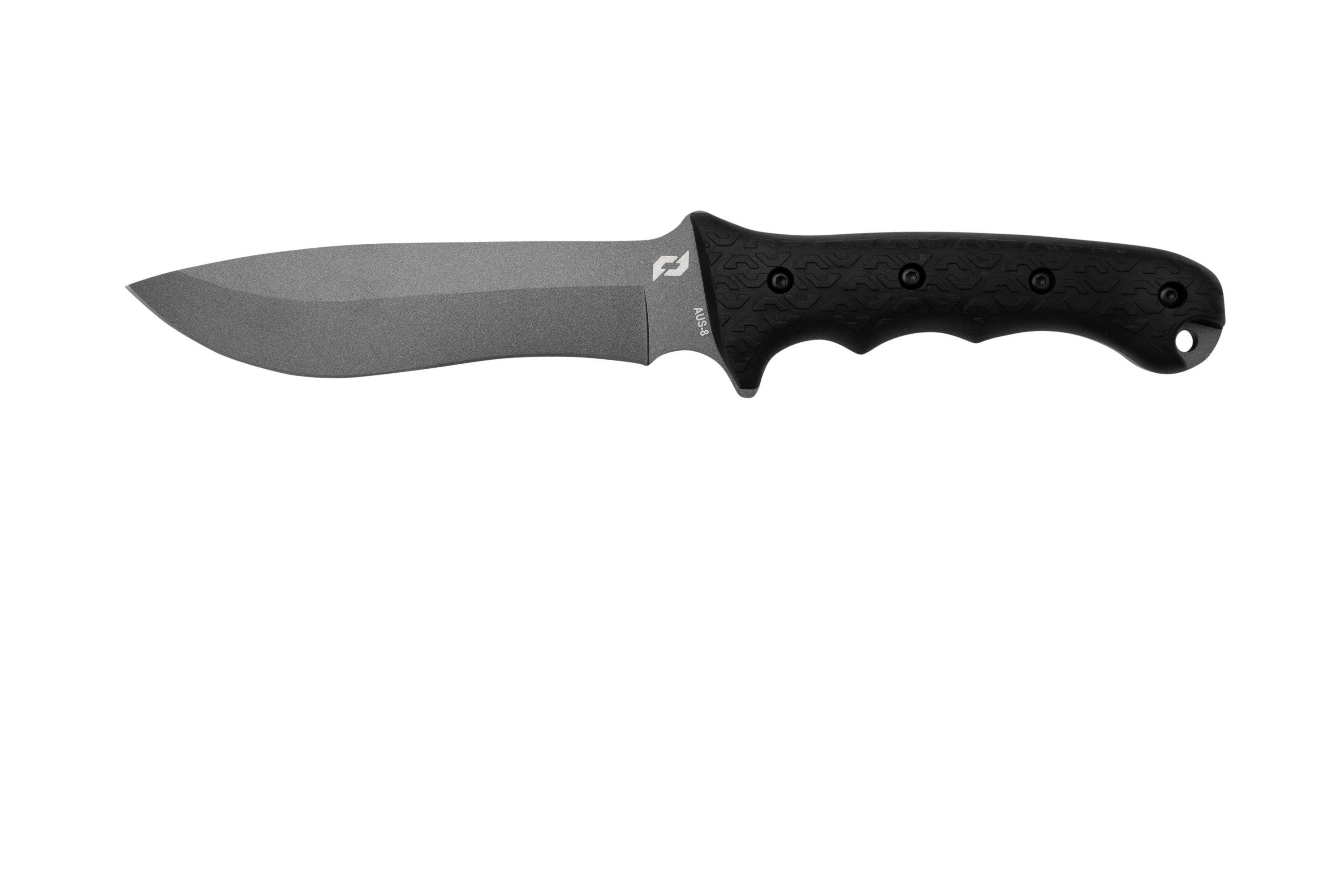 Schrade Reckon 651000, black, fixed knife | Advantageously shopping at ...