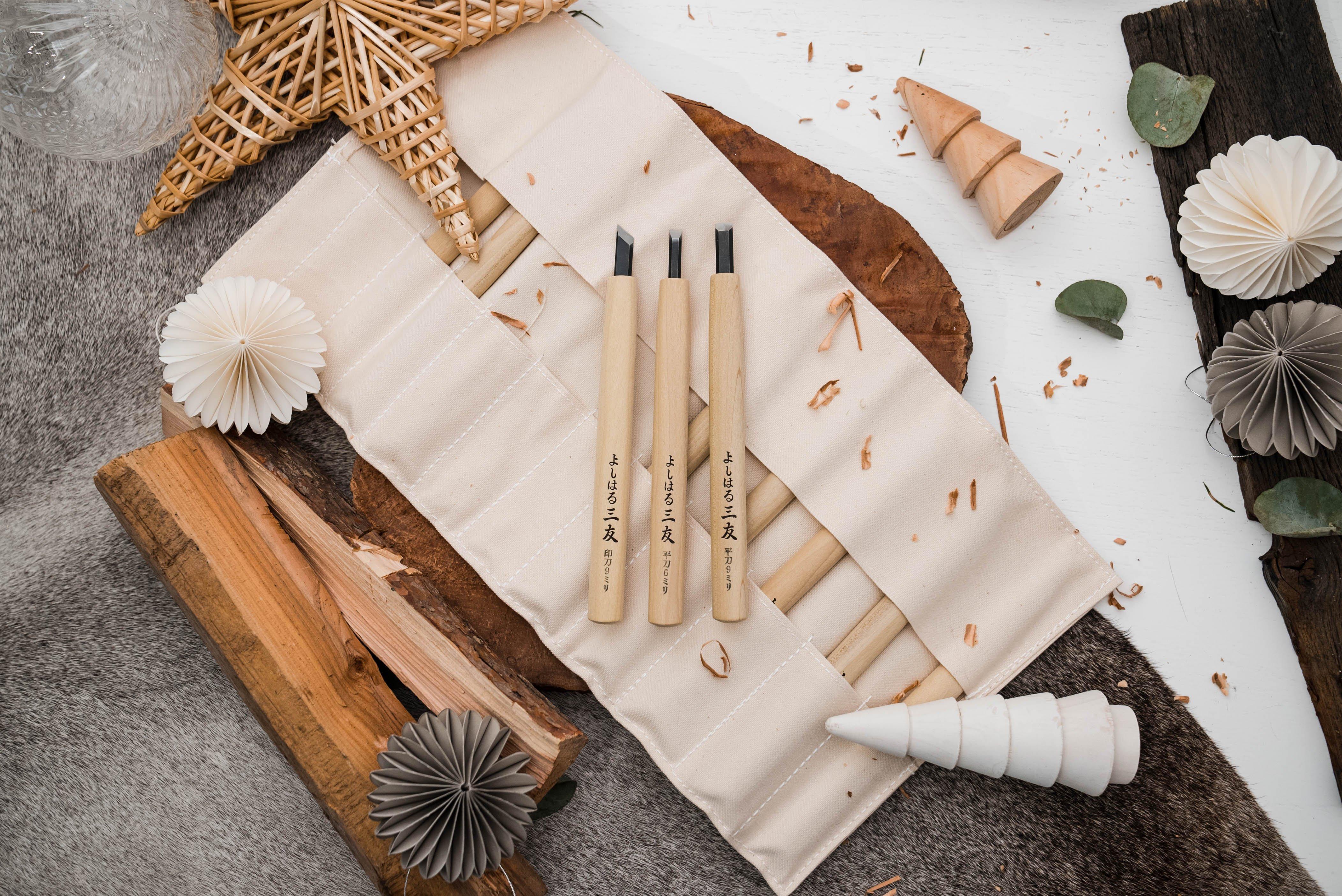 Cuchillos para tallar madera