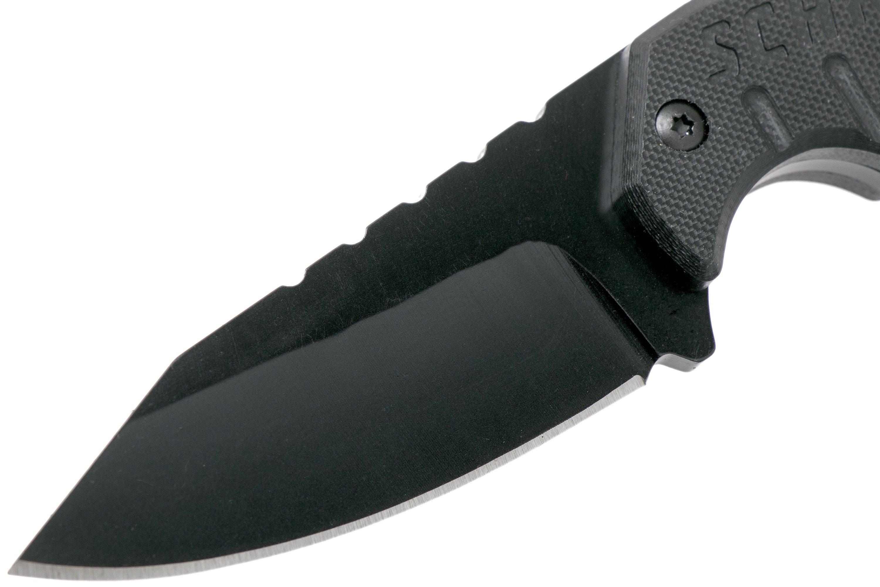 Schrade Reverse Tanto Fixed Blade SCHF16 neck knife Advantageously