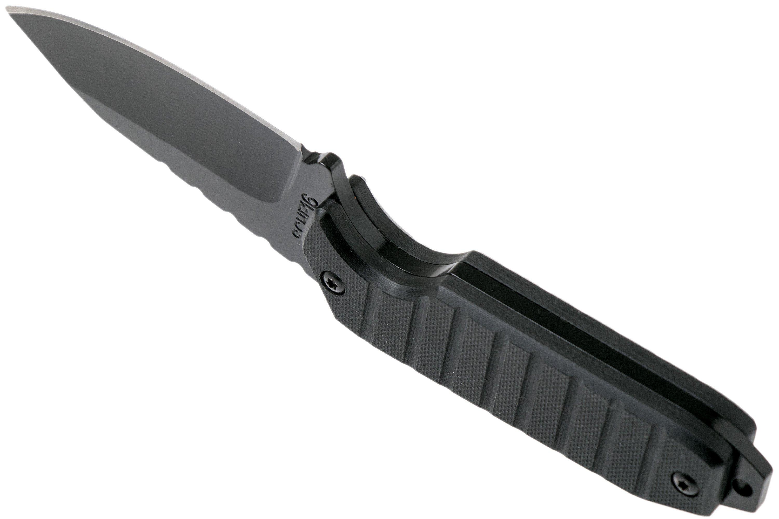 Schrade Reverse Tanto Fixed Blade SCHF16 neck knife Advantageously