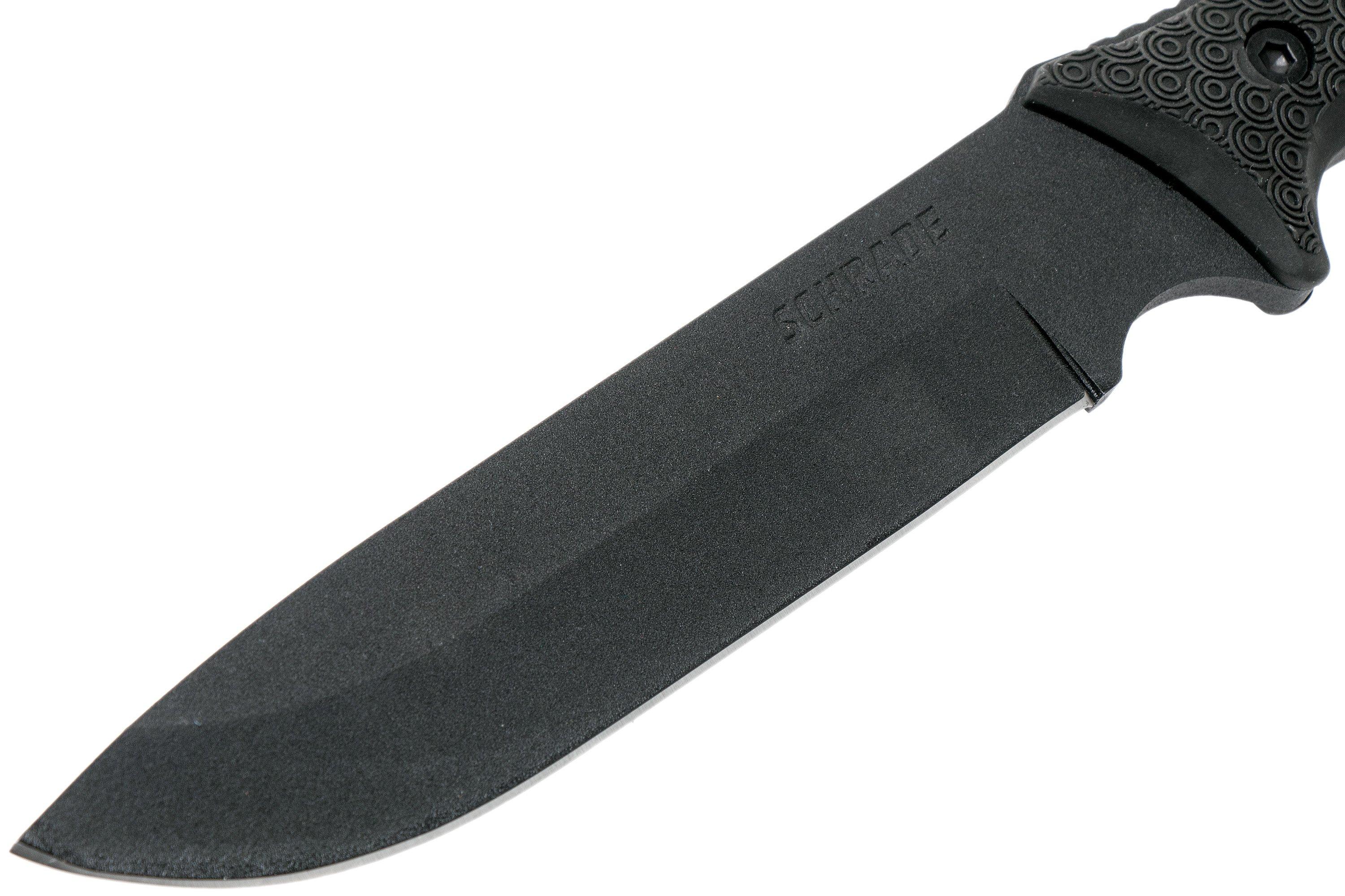 Schrade Frontier 7" Fixed Blade SCHF37, 1095 Carbon Steel, fixed knife