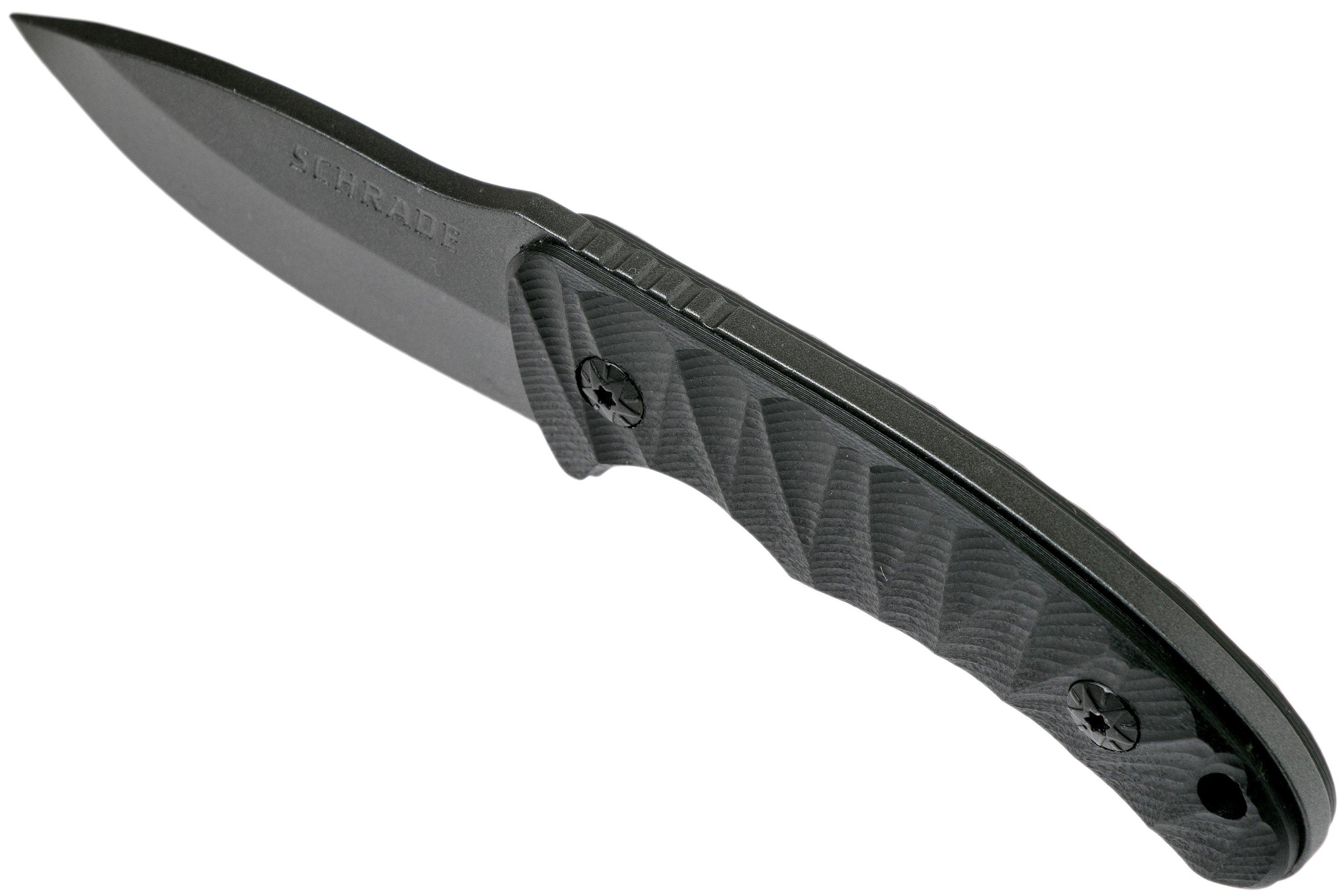 Schrade Small Fixed Blade SCHF57 65Mn fixed knife Advantageously