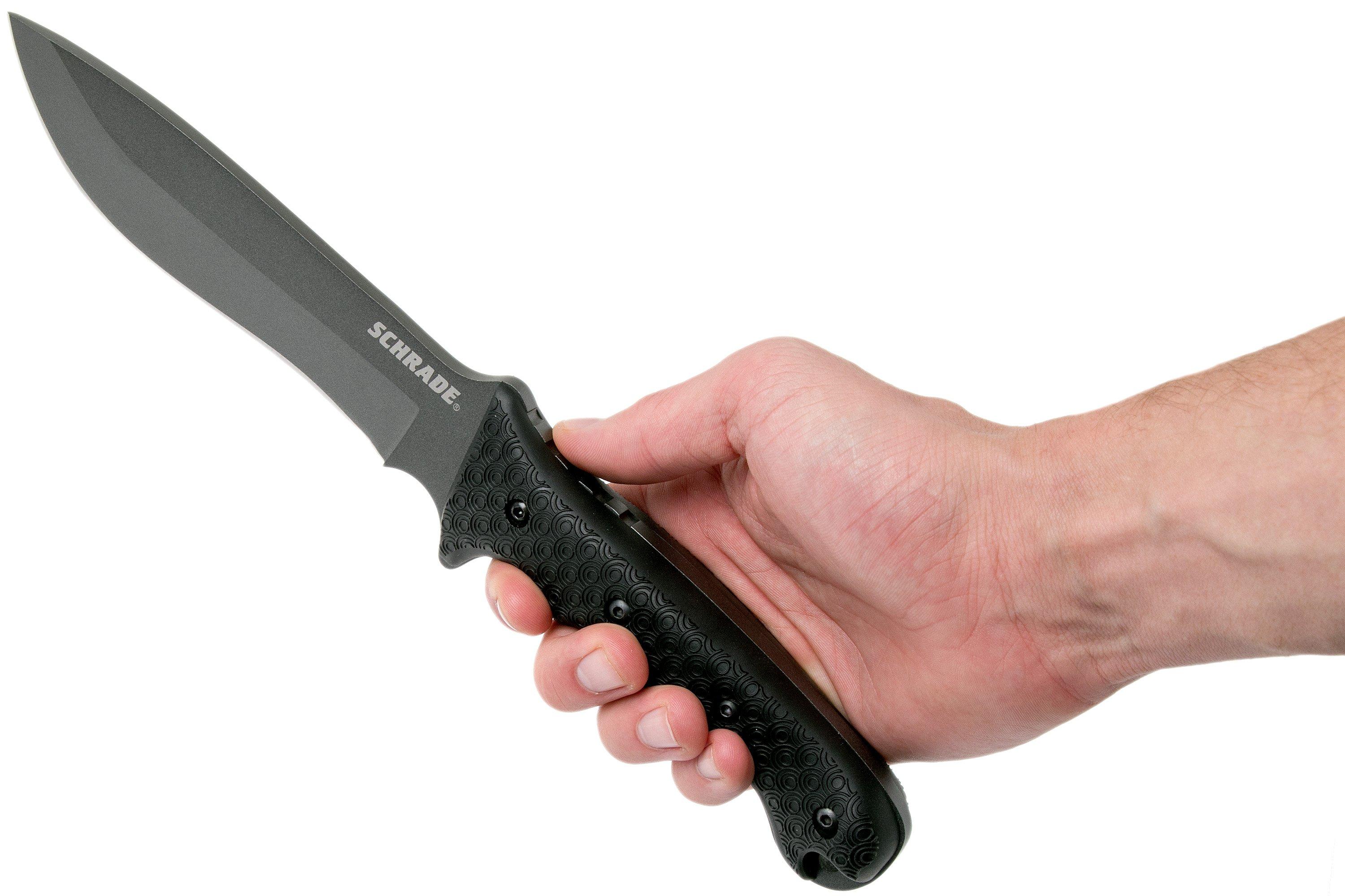 Schrade Fixed Blade SCHF9, 1095 Carbon Steel, fixed knife, Brian