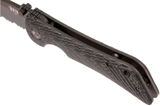 Image for Southern Grind Spider Monkey Serrated, Drop Point, PVD Black