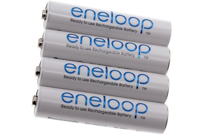 Panasonic/Sanyo Eneloop AAA 4x rechargeable NiMH-batteries, 750mAh
