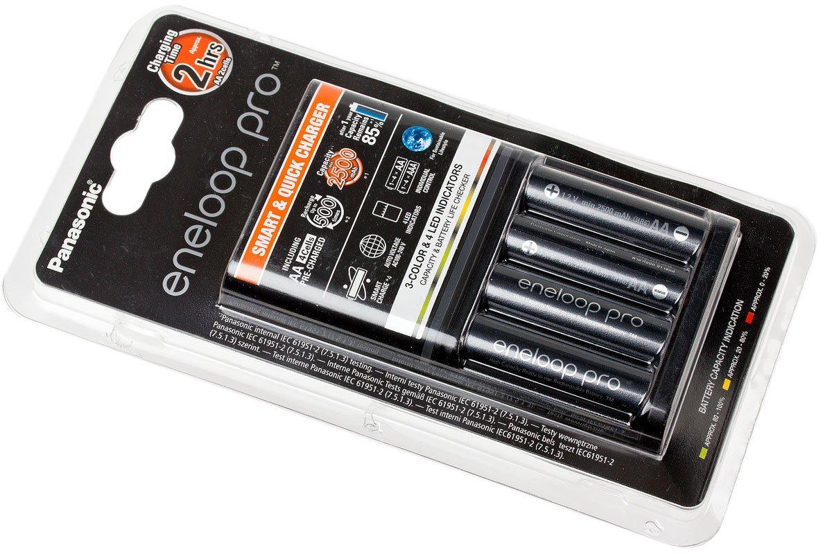 Eneloop AA Charger with 4 x AA Batteries