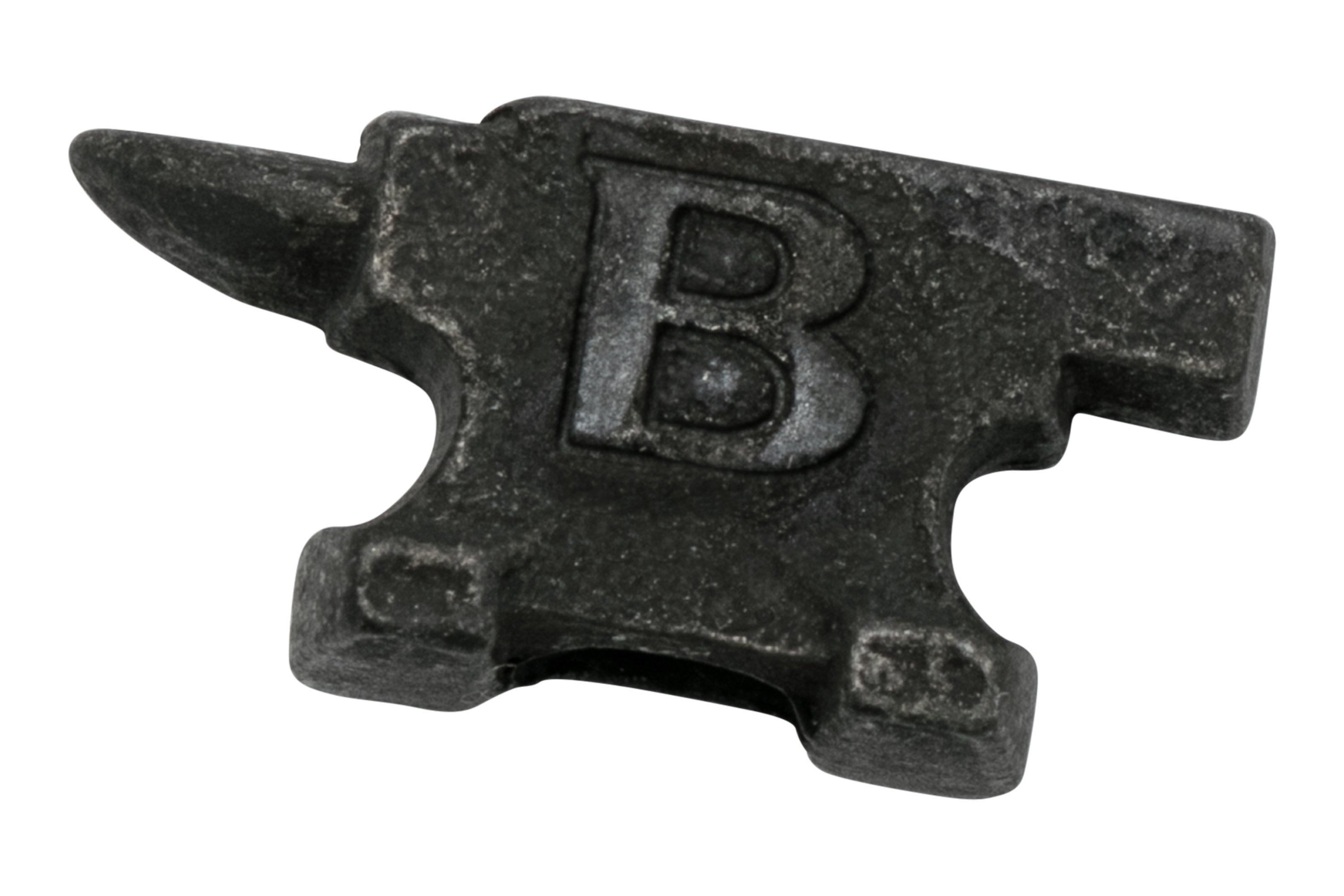 Schmuckatelli Buck Knives Anvil Bead Black Oxidized Advantageously