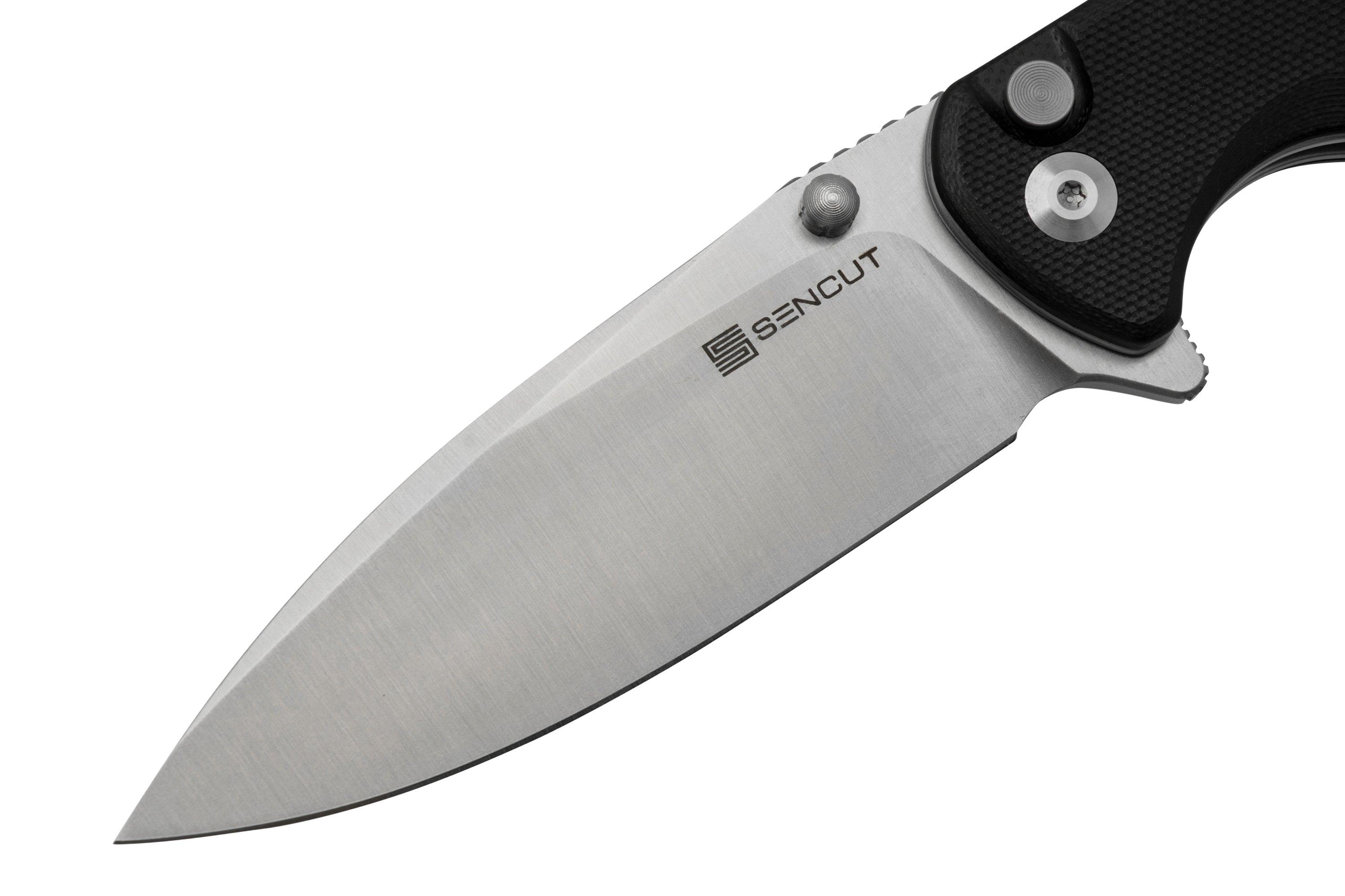 SENCUT Sachse S21007-5 Black G10, pocket knife | Advantageously ...