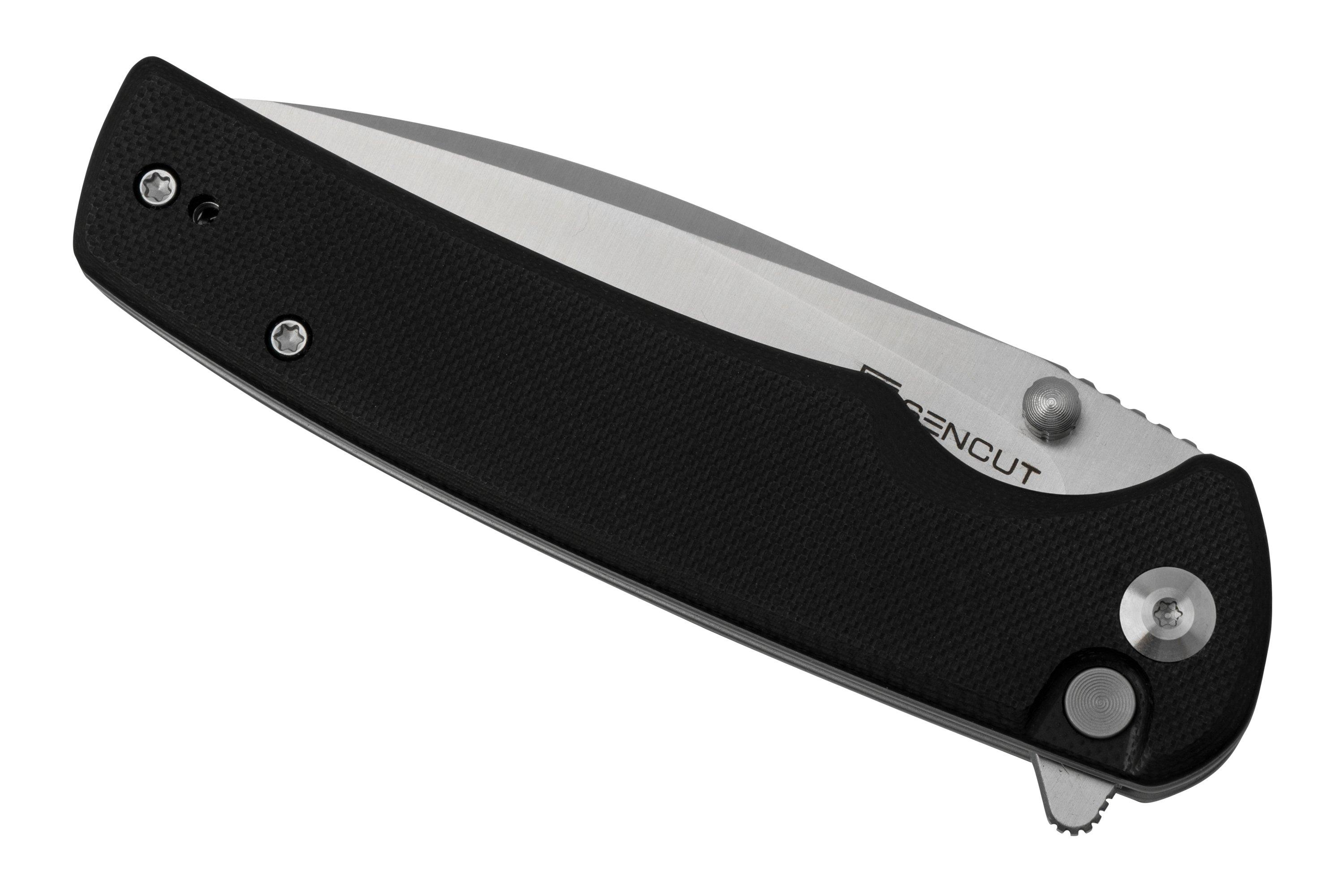 SENCUT Sachse S21007-5 Black G10, pocket knife | Advantageously ...