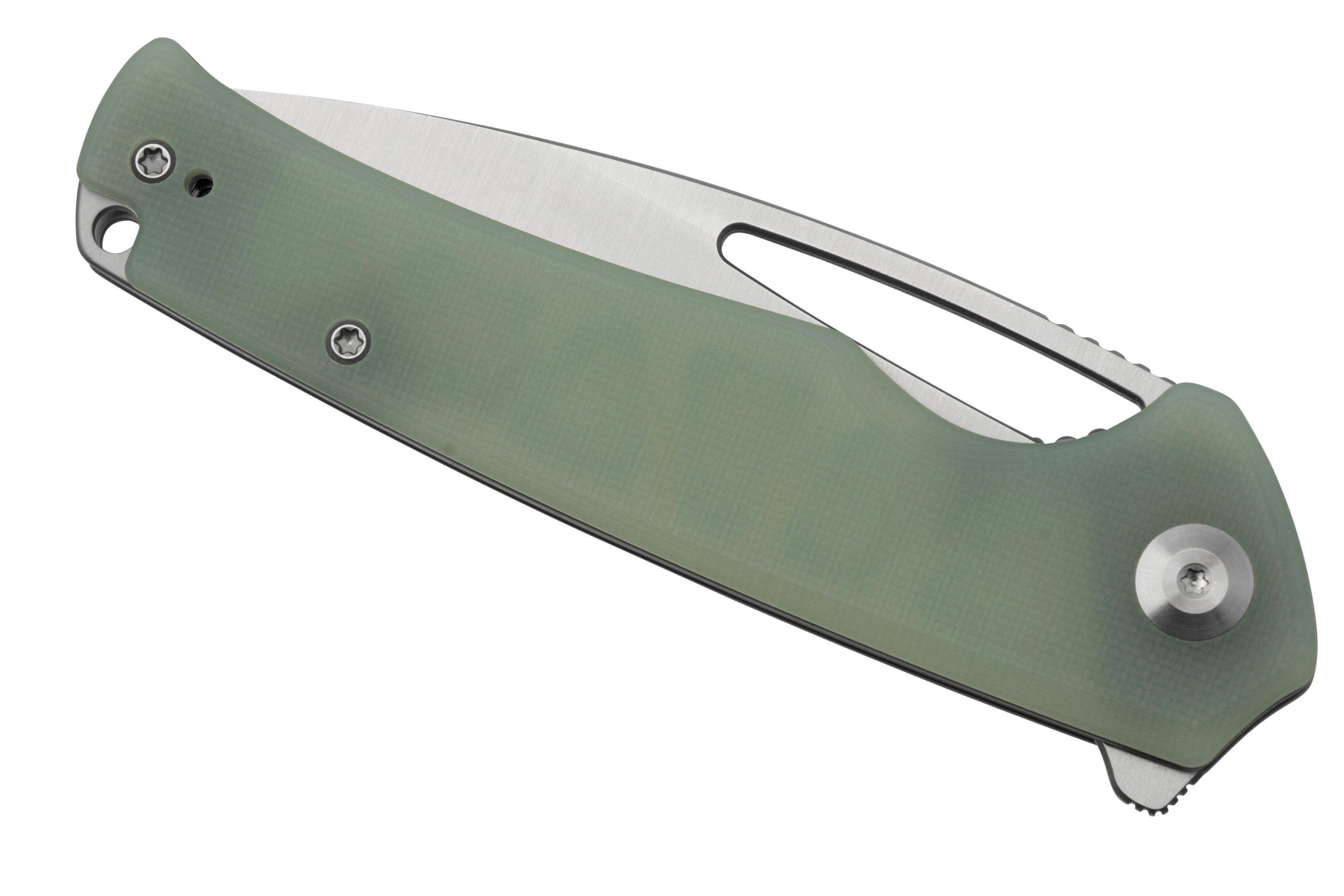 SENCUT Mims S210132 Natural Jade G10 Satin, pocket knife Advantageously shopping at