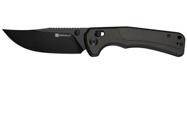 Bild für SENCUT Slybolt S25001A-1 Black 9Cr18MoV, Dark Green Micarta, Taschenmesser