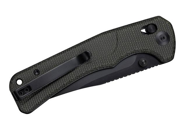 Bild für SENCUT Slybolt S25001A-1 Black 9Cr18MoV, Dark Green Micarta, Taschenmesser