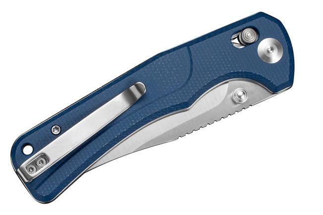 Bild für SENCUT Slybolt S25001A-2 Satin 9Cr18MoV, Blue Micarta, Taschenmesser