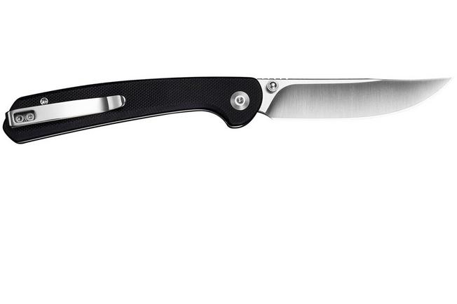 Obraz dla Nóż składany Sencut Skelfin S25007-2 Satin 9Cr18MoV, Black G10