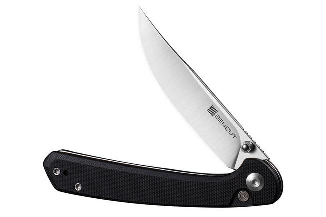 Obraz dla Nóż składany Sencut Skelfin S25007-2 Satin 9Cr18MoV, Black G10