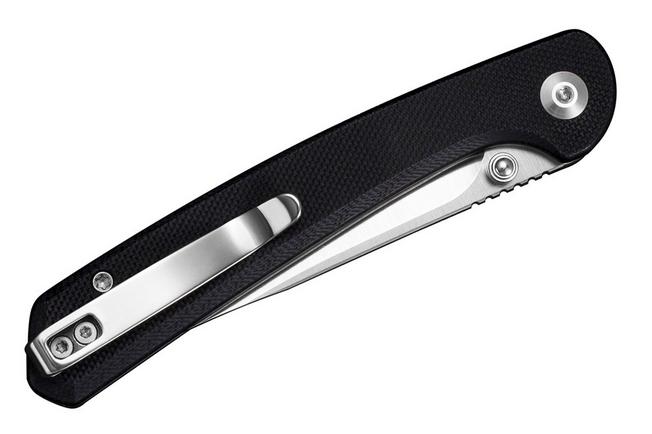 Obraz dla Nóż składany Sencut Skelfin S25007-2 Satin 9Cr18MoV, Black G10