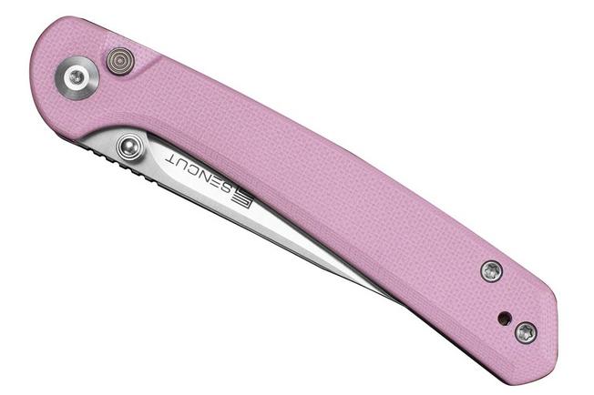 Image pour Sencut Skelfin S25007-3 Satin 9Cr18MoV, Powder Pink G10, couteau de poche