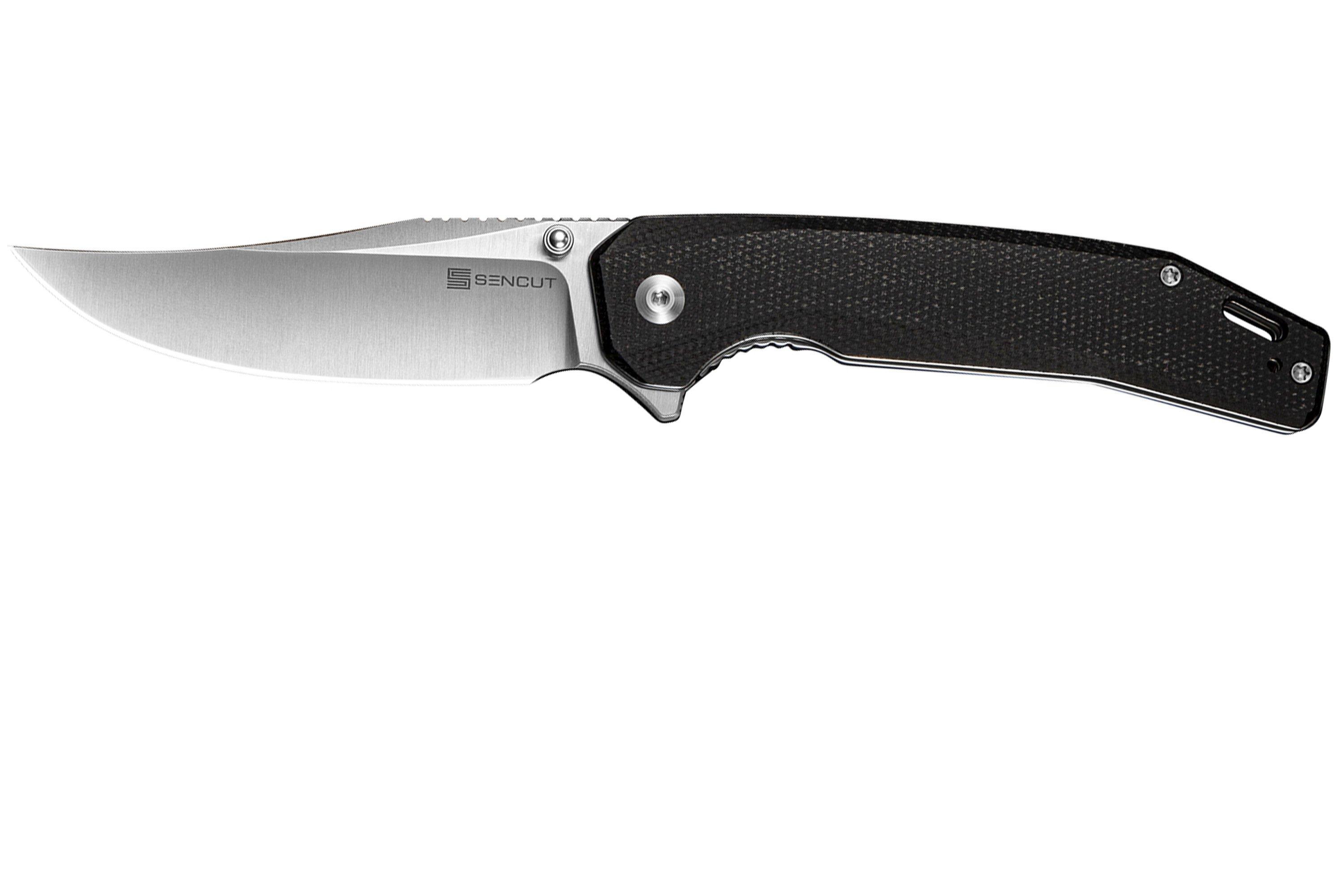 Nóż składany SENCUT Vornix S25038-2 Satin 9Cr18MoV, Black