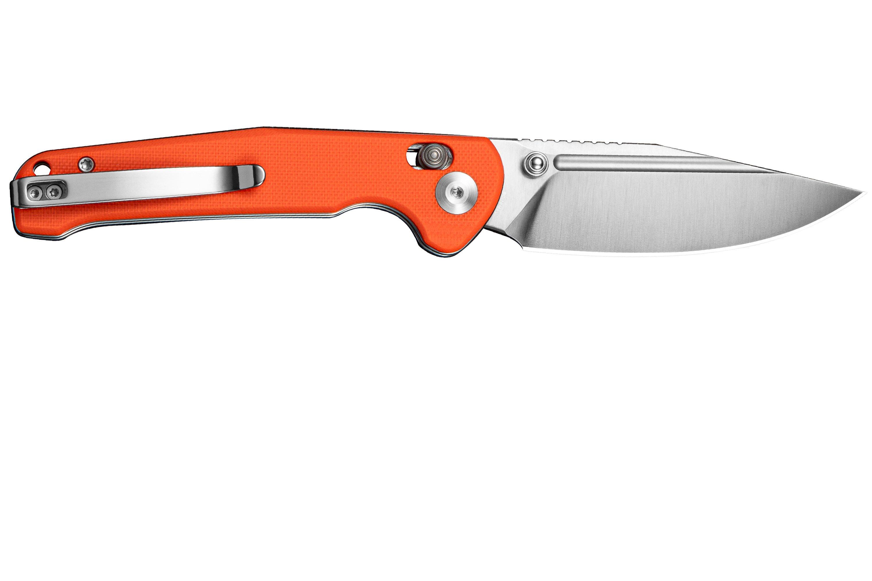 SENCUT Glenspar S25046-1 Satin, Orange G10, pocket knife