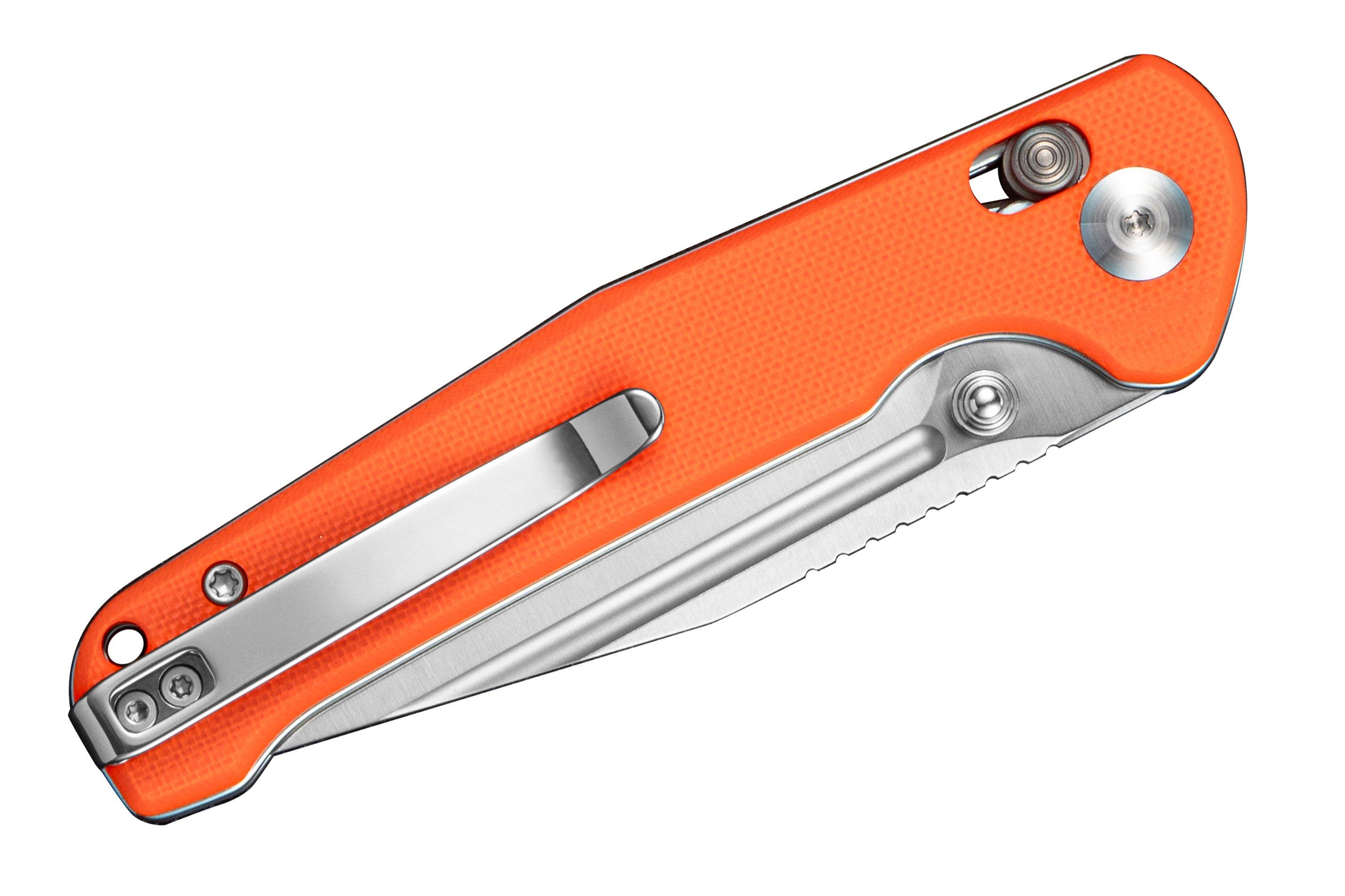 SENCUT Glenspar S25046-1 Satin, Orange G10, pocket knife
