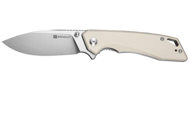 Afbeelding voor SENCUT Stratex S25055-2 Satin 9Cr18MoV, Ivory G10, zakmes