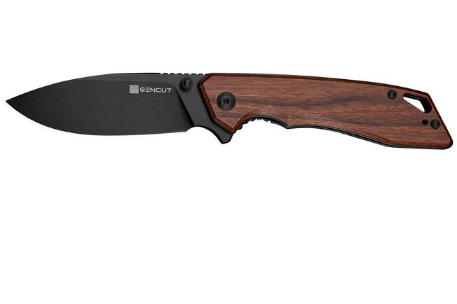 Afbeelding voor SENCUT Stratex S25055-3 PVD 9Cr18MoV, Guibourtia Wood, zakmes