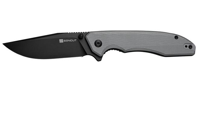 Image pour Sencut Sylor S25056-1, Black D2, Grey G10, couteau de poche