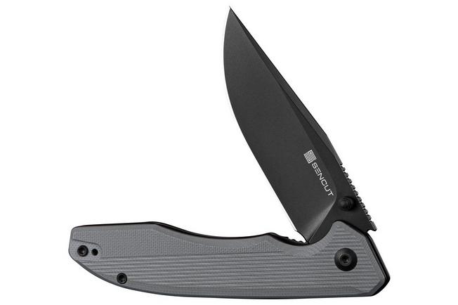 Image pour Sencut Sylor S25056-1, Black D2, Grey G10, couteau de poche