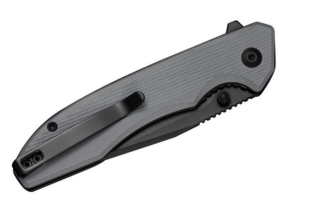 Image pour Sencut Sylor S25056-1, Black D2, Grey G10, couteau de poche