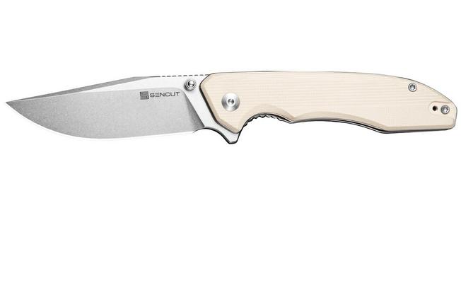 Bild für Sencut Sylor S25056-2, Stonewashed D2, Ivory G10 Taschenmesser