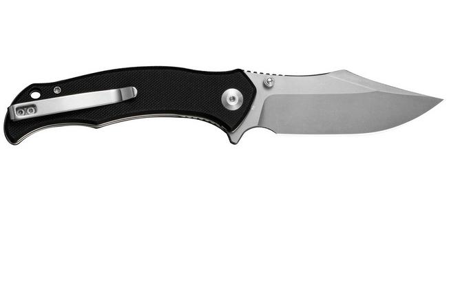 Obraz dla Nóż składany Sencut Tauron S25060-1 Stonewashed D2, Black G10