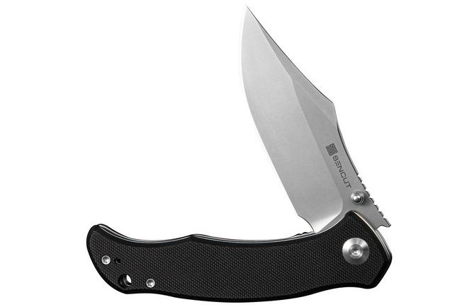 Obraz dla Nóż składany Sencut Tauron S25060-1 Stonewashed D2, Black G10
