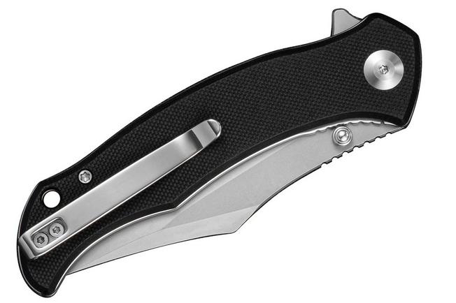 Obraz dla Nóż składany Sencut Tauron S25060-1 Stonewashed D2, Black G10
