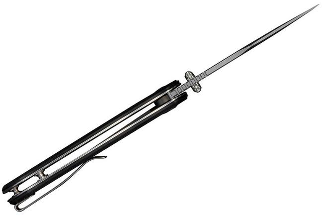 Obraz dla Nóż składany Sencut Tauron S25060-1 Stonewashed D2, Black G10