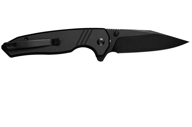 Bild für SENCUT Selkyris S25068-1, Black D2, Black Aluminum Taschenmesser