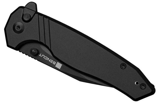 Bild für SENCUT Selkyris S25068-1, Black D2, Black Aluminum Taschenmesser