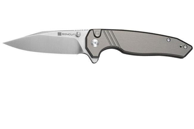 Bild für SENCUT Selkyris S25068-2, Satin D2, Gray Aluminum Taschenmesser