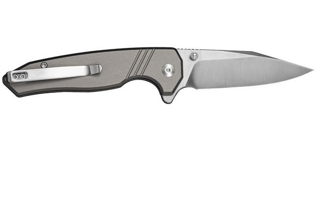 Bild für SENCUT Selkyris S25068-2, Satin D2, Gray Aluminum Taschenmesser