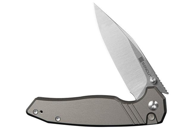 Bild für SENCUT Selkyris S25068-2, Satin D2, Gray Aluminum Taschenmesser
