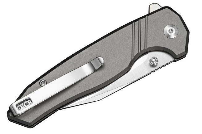 Bild für SENCUT Selkyris S25068-2, Satin D2, Gray Aluminum Taschenmesser