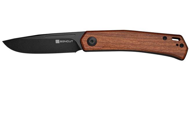 Bild für SENCUT Braxx S25089-3, Black D2, Guibourtia Wood Taschenmesser