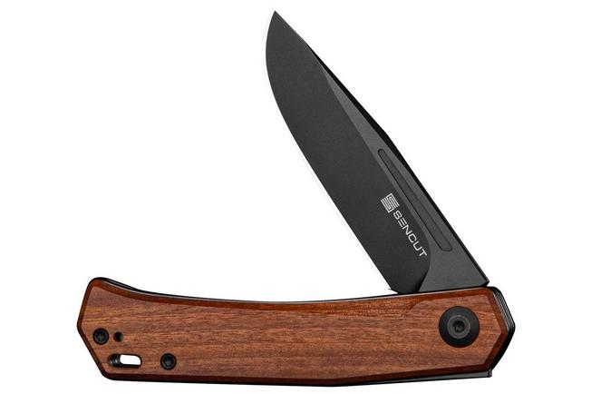 Bild für SENCUT Braxx S25089-3, Black D2, Guibourtia Wood Taschenmesser
