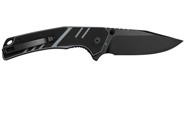 Bild für SENCUT Quirk S25099-2, Black D2, Black Grey G10 Taschenmesser