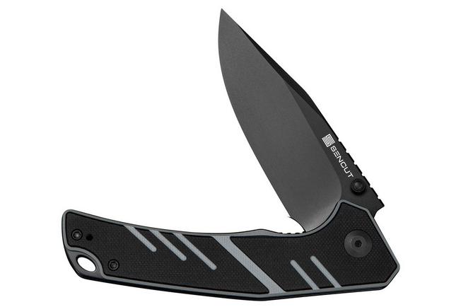 Bild für SENCUT Quirk S25099-2, Black D2, Black Grey G10 Taschenmesser