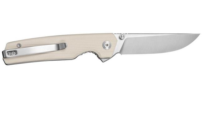 Image pour SENCUT Stria S25112-1, Satin D2, Milled Ivory G10 couteau de poche