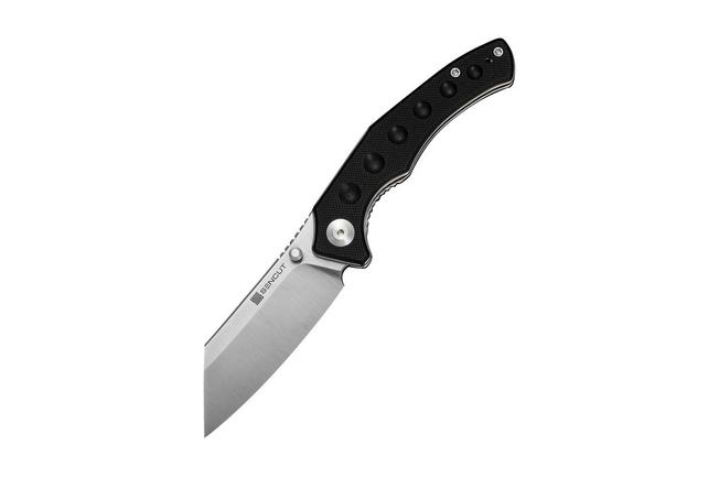 Afbeelding voor SENCUT Clout S26031-1, Satin D2, Black G10 zakmes