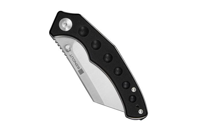 Afbeelding voor SENCUT Clout S26031-1, Satin D2, Black G10 zakmes