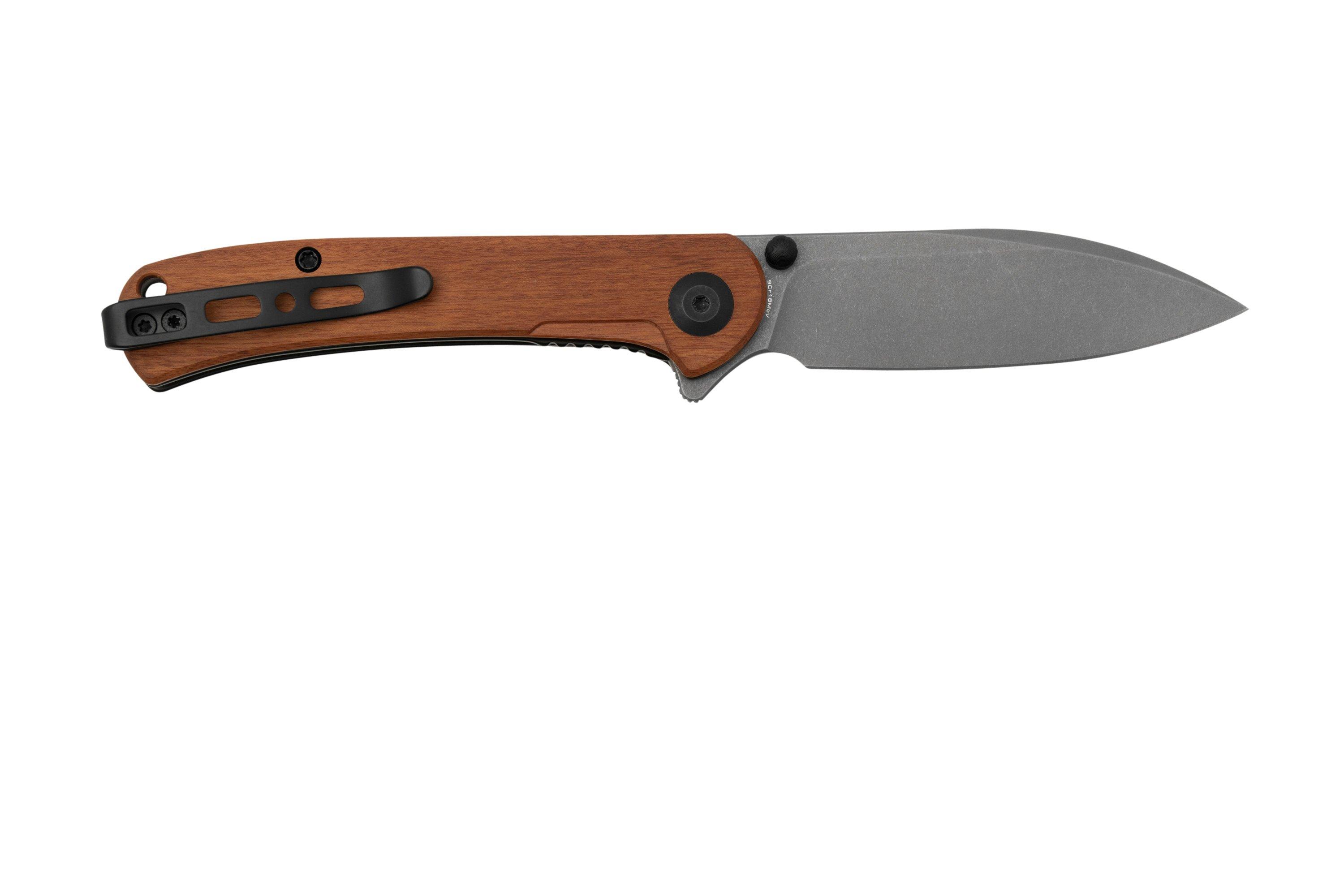 SENCUT Scepter SA03H Cuibourtia Wood, pocket knife | Advantageously ...