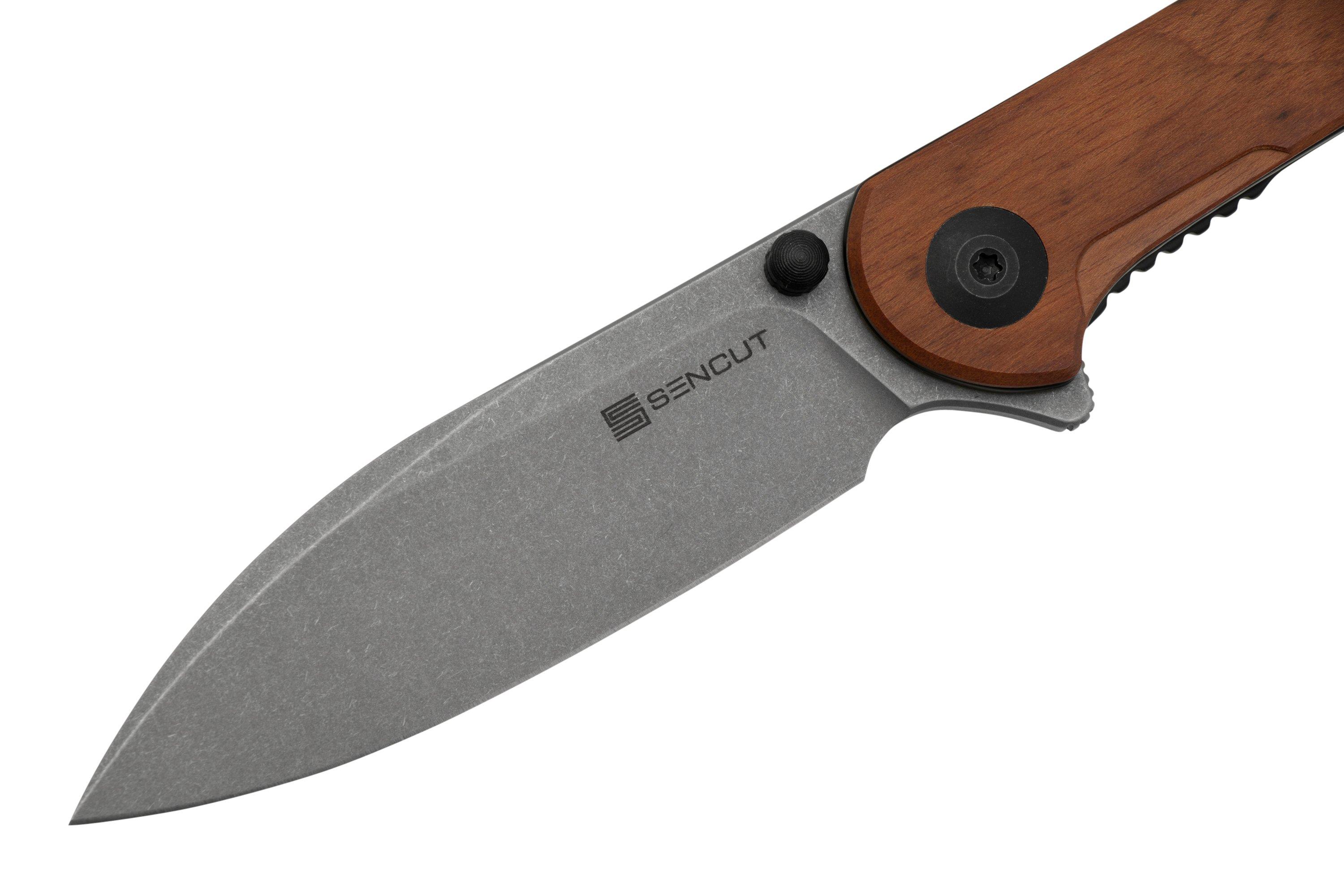 SENCUT Scepter SA03H Cuibourtia Wood, pocket knife | Advantageously ...