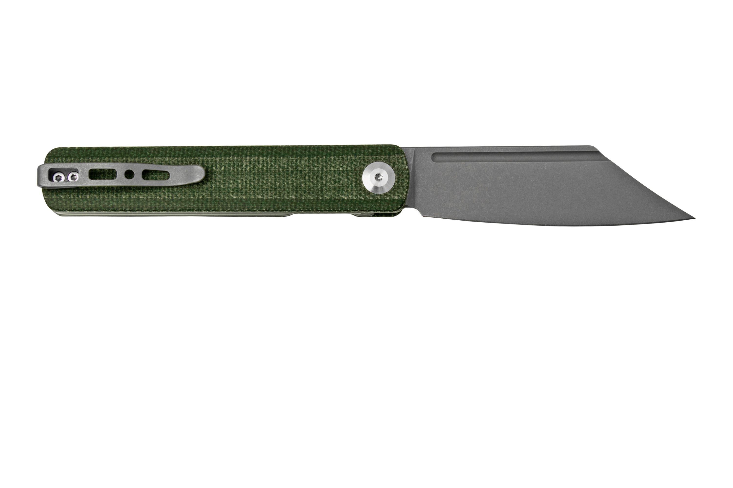SENCUT Bronte SA08B Stonewashed, Micarta Taschenmesser, grün ...